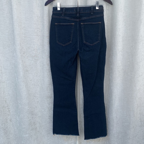 Abercrombie & Fitch Simone High Rise Ankle Flare Raw Hem Jeans - Picture 8 of 12